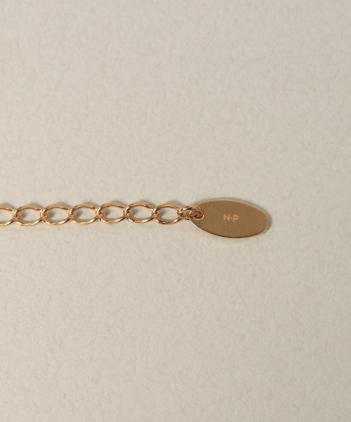 silver925 きざみ小豆チェーンネックレス