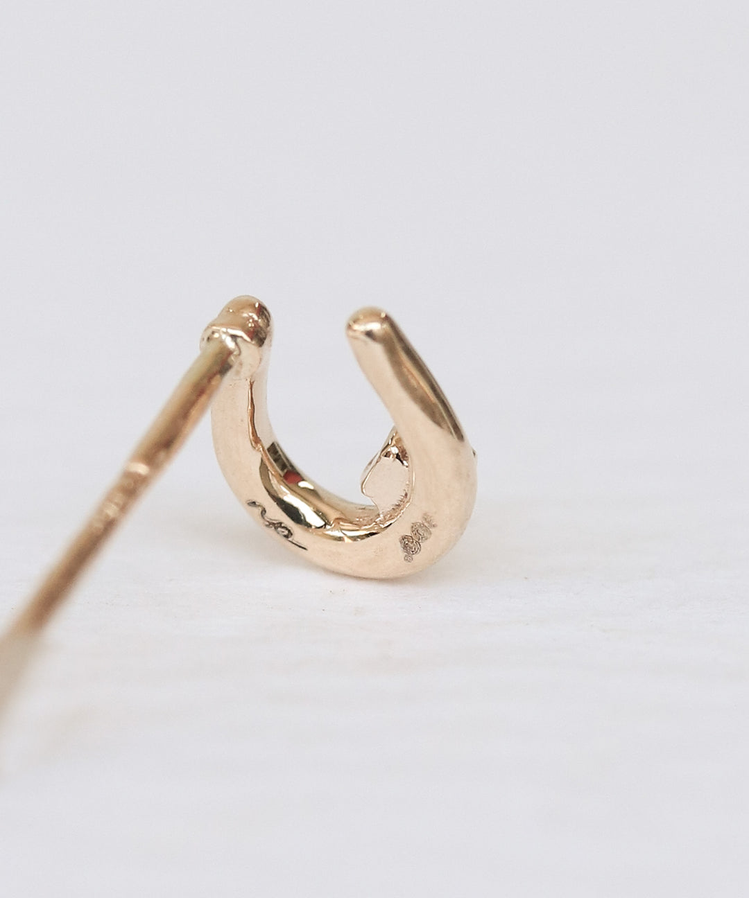 K10 Lucky U petit joie 馬蹄Dia ピアス