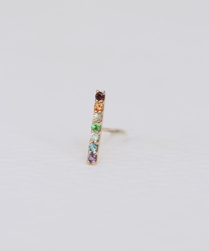 K10 Lucky U petit joie 虹ラインピアス