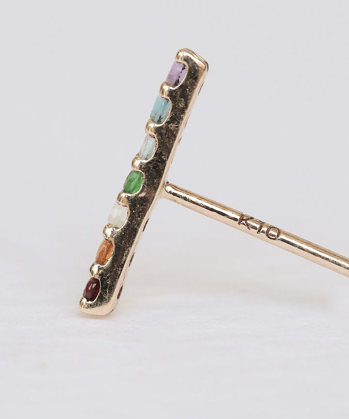 K10 Lucky U petit joie 虹ラインピアス