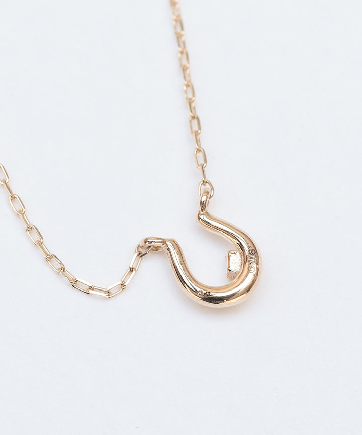 K10 Lucky U petit joie 馬蹄ダイヤモンド ネックレス