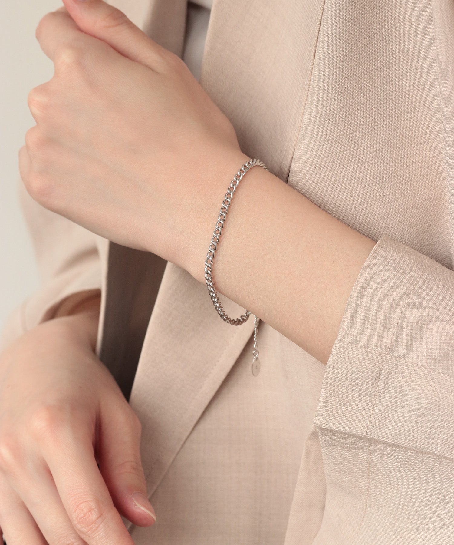 silver925 喜平チェーンブレスレット ペアブレスレット – NOIR