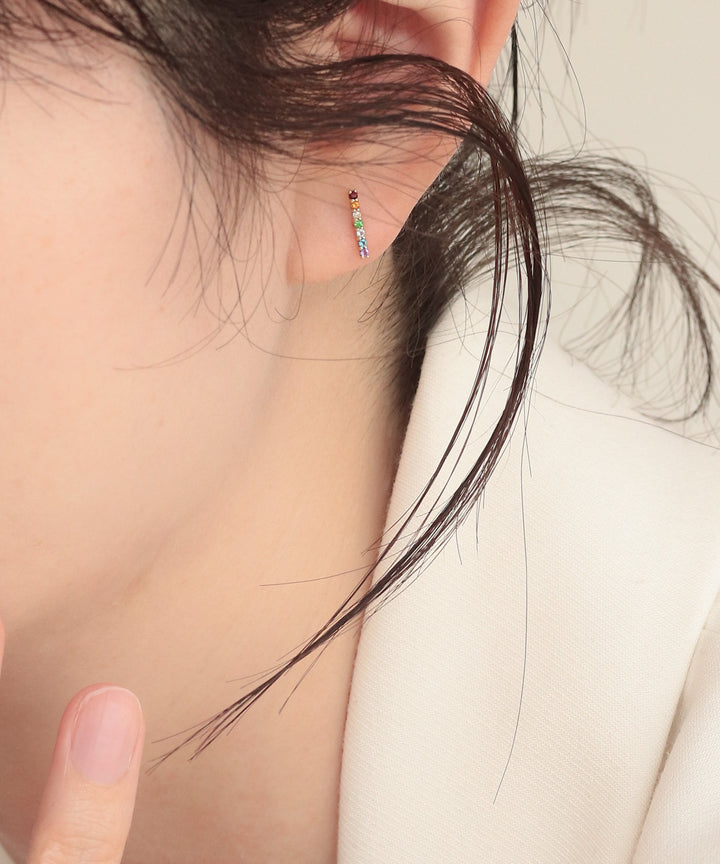K10 Lucky U petit joie 虹ラインピアス