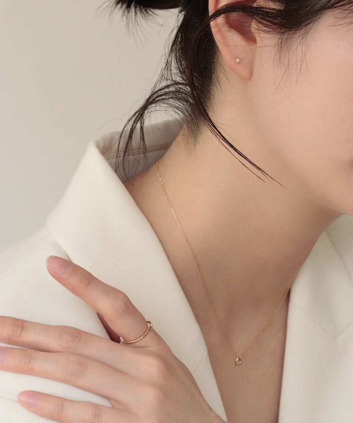 K10 Lucky U petit joie 馬蹄ダイヤモンド ネックレス
