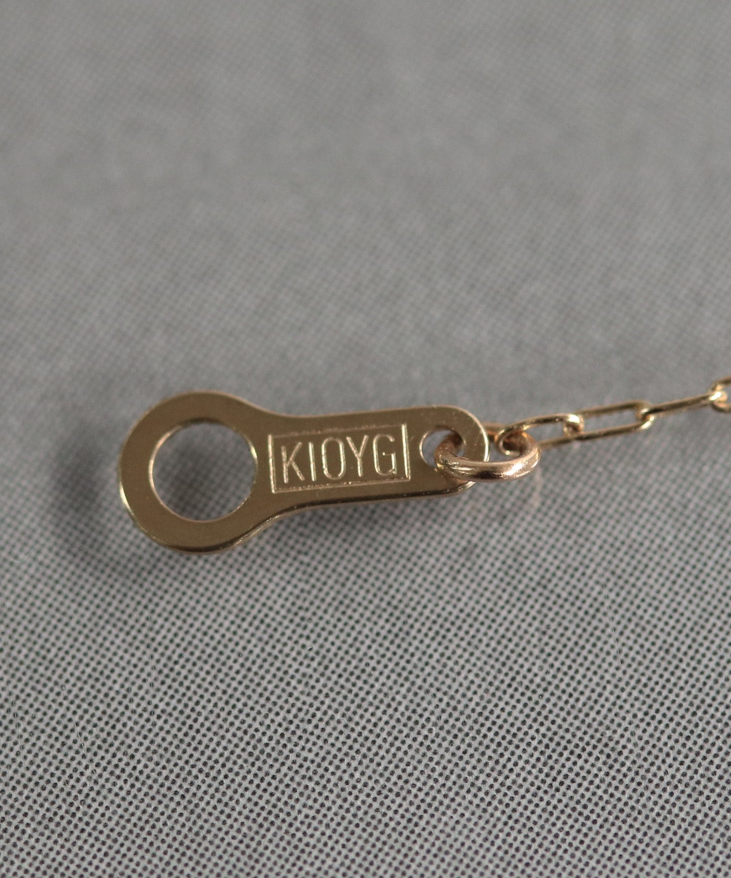 le bois K10 グリーンサファイア ホワイトトパーズ ネックレス